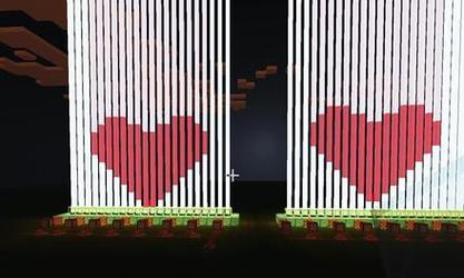 在《我的世界》中设置爱心的方法是什么？