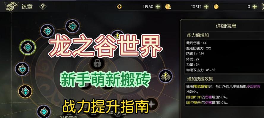龙之谷中注入潜力技能的使用技巧是什么？